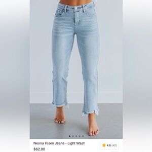 Risen Jeans - Light Wash